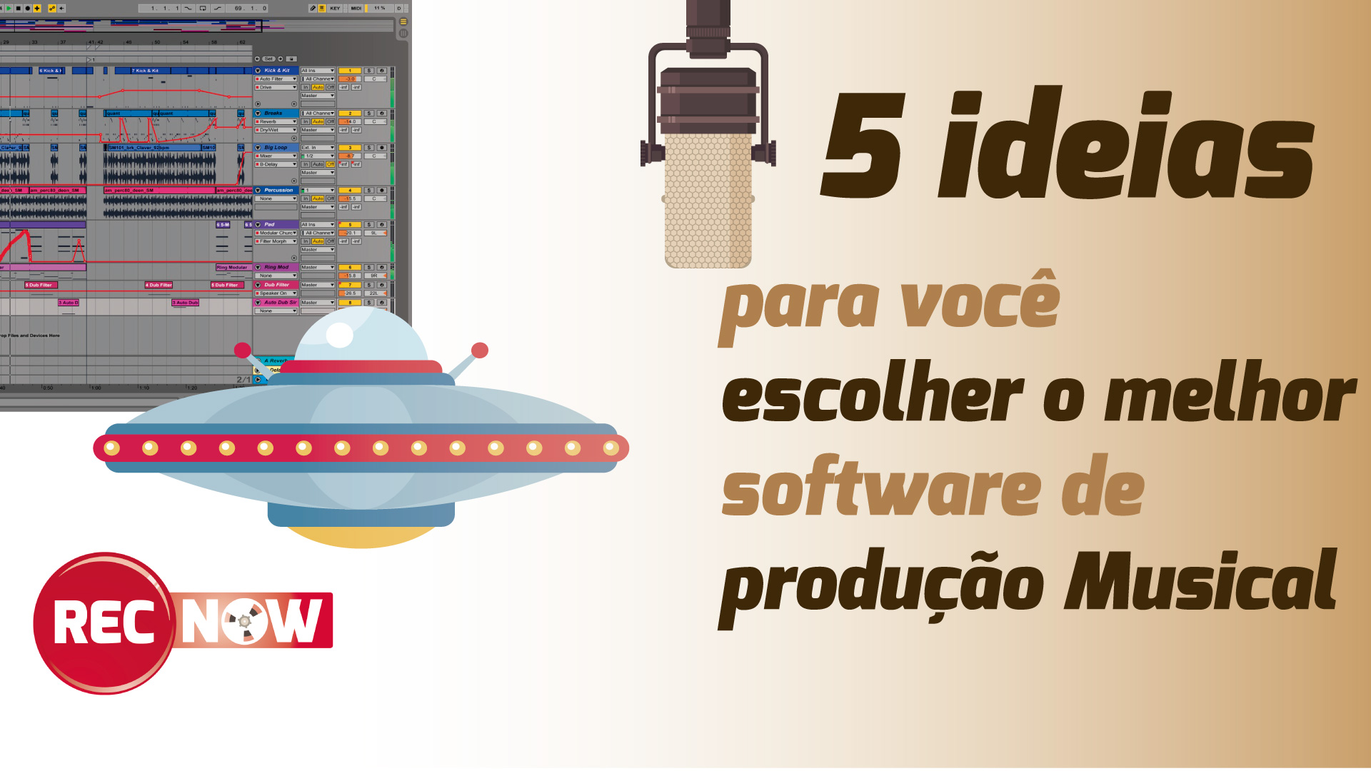 5 ideias para você escolher o melhor software de produção musical