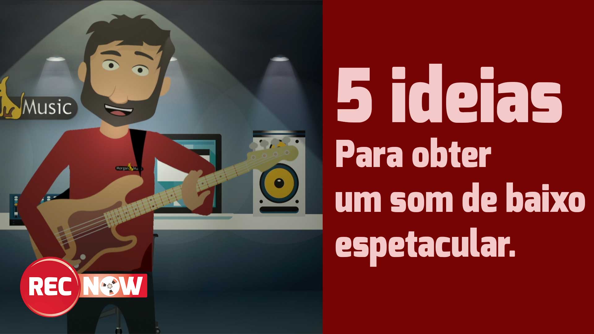 5 ideias práticas para obter um som de baixo espetacular.